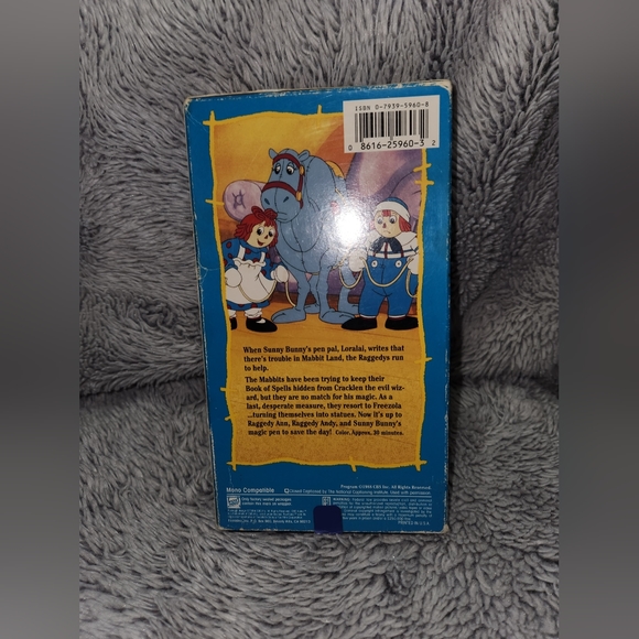 Rare Raggedy Ann Andy VHS Videotape Adventure - Picture 4 of 10